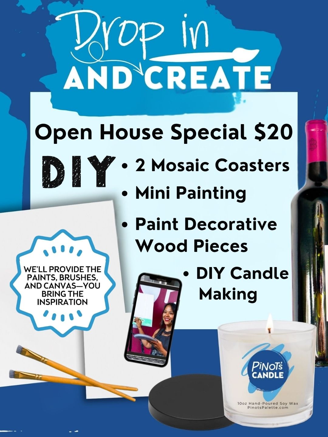 Open Studio at Pinot's Palette